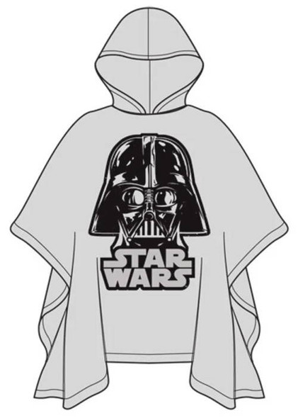 Star Wars Youth Poncho Raincoat Darth Vader, Clear