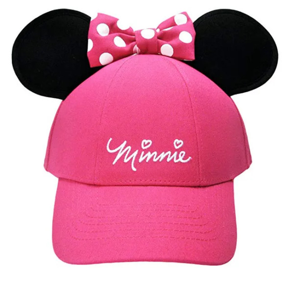 Disney Minnie Mouse Pink Cap with Bow for Women