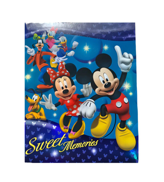 Mickey and Gang Photo Album 8.75" X 7" - Holds 200 Photos 4"X 6"