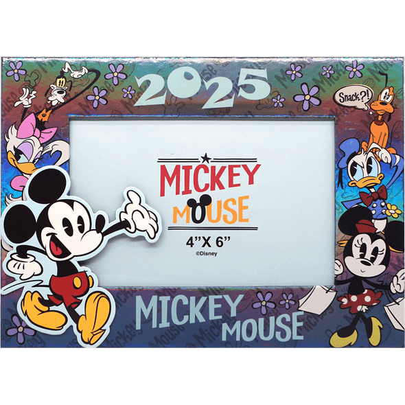 Disney Mickey Mouse and Friends 2025 4x6 Photo Frame – Elegant Picture Frame for Treasured Memories