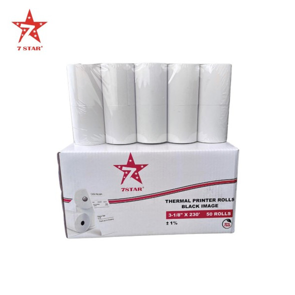 7STAR 3 1/8" x 230' thermal receipt paper