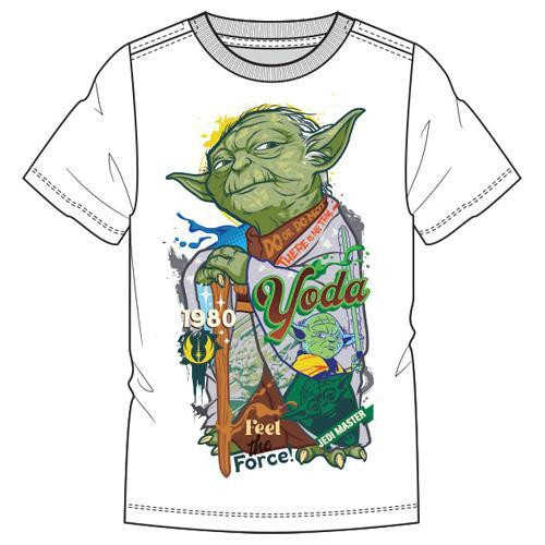 Star Wars Yoda Collage Adult T-Shirt