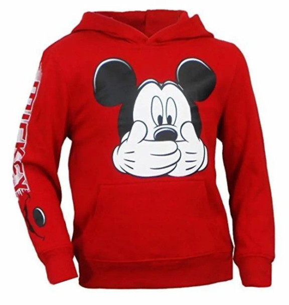 Disney Mickey Mouse Hooded Sweatshirt - For Little & Big Boys