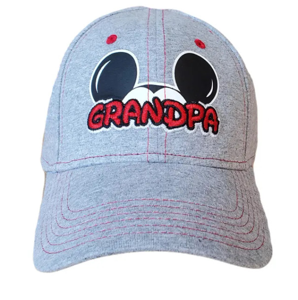 Disney Adult Hat Grandpa Fan Gray - 7 Star Market Place