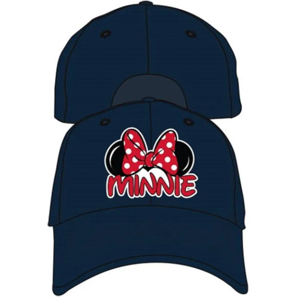 Disney Minnie Mouse Baseball Hat For Adult with Navy Blue