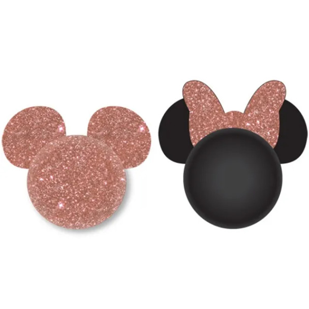 Disney Rose Gold Mickey and Minnie Antenna Topper - Car Decoration