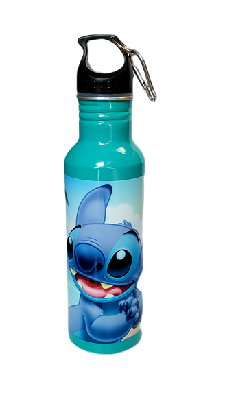 Disney Stitch Surf n Turf Teal Aluminum Water Bottle