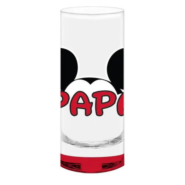 Disney Papa Tall Shot Glass Red Bottom - Disney Shot Glass