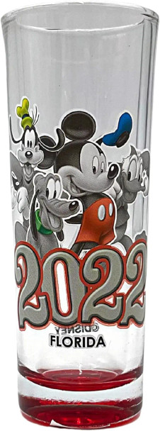 Drinking Glasses - Disney 2022 Black and White Mickey Mouse