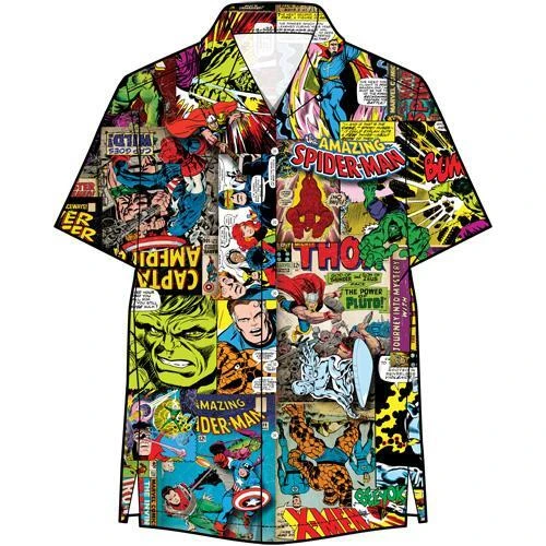 Parker Jumble Marvel Button Down Shirt