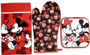 Disney Mickey Minnie Kitchen Set with Oven Mitt - Pot Holder - Towel - 3 Piece