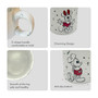 Mickey & Minnie Mouse with Snowflakes Collectible Marble Mug - 14OZ