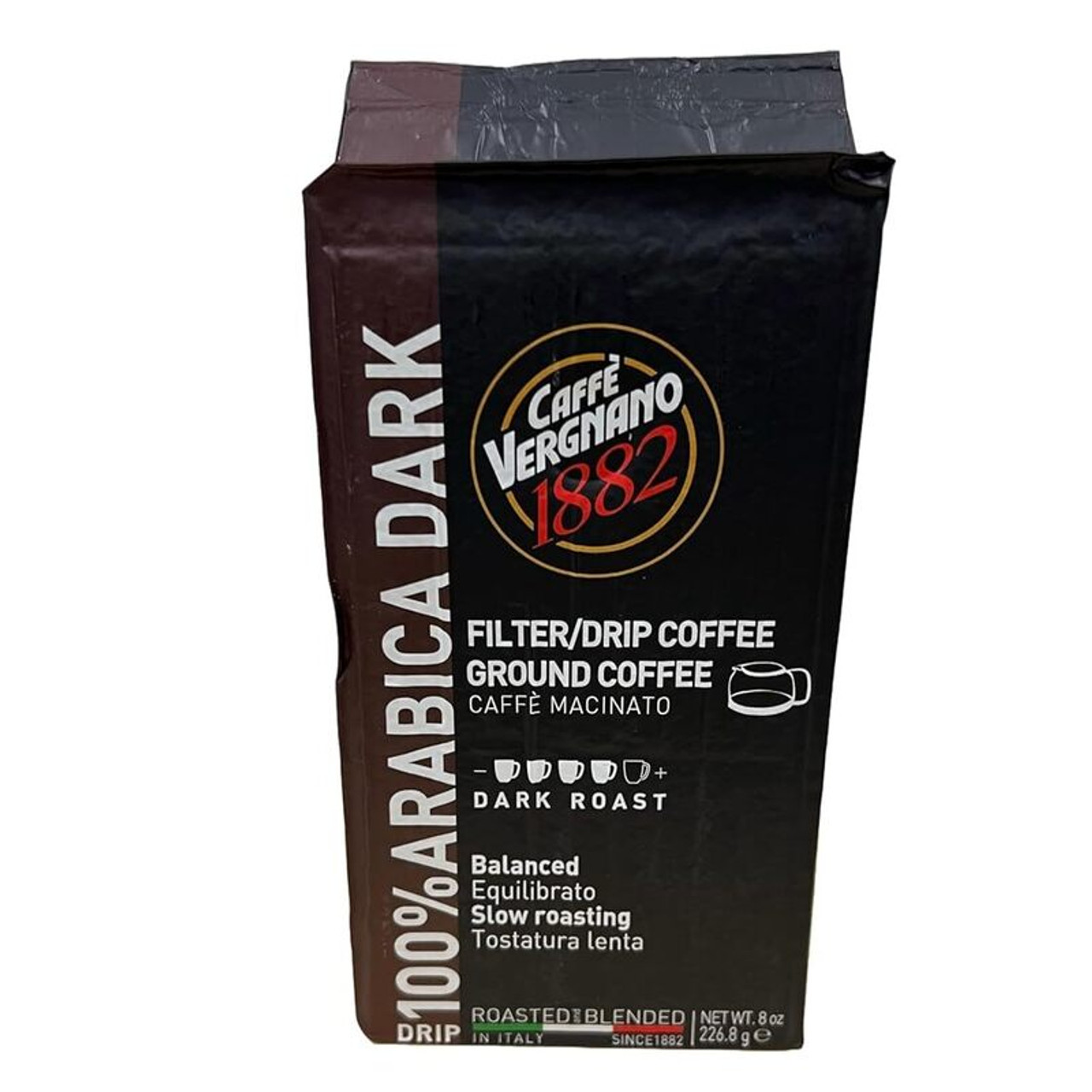 100% Arabica Dark Roast Ground Italian Coffee