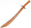 Traditional wooden KungFu broadsword.  Ideal for Kempo and Kung fu Training.  81cm in length.  Smooth varnished finish.