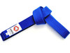 blue martial arts belt, karate blue belt, judo blue belt, taekwondo blue belt, beginner martial arts belt, durable cotton belt, martial arts uniform belt, training belt blue, kids martial arts belt, adult white belt, grading belt, dojo essential gear, reinforced stitching belt, martial arts accessories, entry level belt