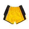 Buy Fairtex "Yellow" Muay Thai Shorts for ultimate comfort, durability, and style. Made with premium satin fabric and an 8-band waistband, these lightweight fight shorts offer maximum flexibility for Muay Thai, Kickboxing, and MMA.