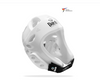 Shop Daedo WT-Approved Foam Headgear for Taekwondo. Lightweight, shock-absorbing protection with excellent visibility. Available in  blue & white. Sizes XS–L. Ideal for sparring and competition.