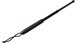 16"  and 21" Telescopic Steel Baton with hardened steel shaft, non-slip rubberized grip and fast wrist-action deployment. Compact, durable and supplied with a robust nylon carry pouch for easy carrying and storage.