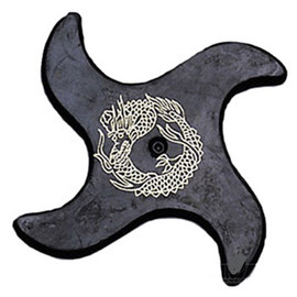 Soft rubber practice throwing stars.  Suitable for any age child wanting to be a ninja.  Available in different designs.
