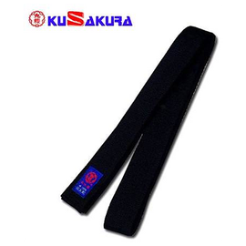 Authentic Japanese-made Iaido Kaku Obi black belt, crafted from 100% cotton. 6.5cm wide, 3.5m long with reinforced stitching. Ideal for Iaido, Aikido, Kyudo and Naginata.