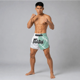 Train and compete in confidence with genuine Fairtex Muay Thai Shorts, designed for superior comfort, durability and freedom of movement for Muay Thai, kickboxing, MMA and combat sports athletes.