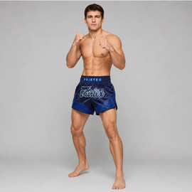 Train and compete in confidence with genuine Fairtex Muay Thai Shorts, designed for superior comfort, durability and freedom of movement for Muay Thai, kickboxing, MMA and combat sports athletes.