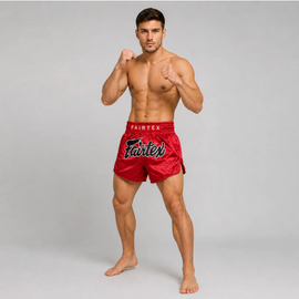 Train and compete in confidence with genuine Fairtex Muay Thai Shorts, designed for superior comfort, durability and freedom of movement for Muay Thai, kickboxing, MMA and combat sports athletes.