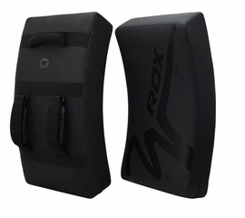 RDX Muay Thai & MMA Kick Shield NZ – durable Convex Skin leather, shock-absorbing gel + foam, curved design, and multiple handles for versatile martial arts training RDX Muay Thai & MMA Kick Shield NZ – durable Convex Skin leather, shock-absorbing gel + foam, curved design, and multiple handles for versatile martial arts training