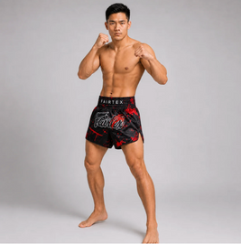 Train and compete in confidence with genuine Fairtex Muay Thai Shorts, designed for superior comfort, durability and freedom of movement for Muay Thai, kickboxing, MMA and combat sports athletes.