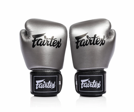 Experience elite performance with the Fairtex BGV1C-PLUS Boxing Gloves in exclusive Gun Metallic. Featuring premium microfiber construction, high-flex foam padding and an ergonomic fit, these gloves are built for serious training.