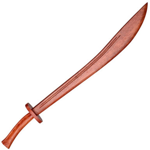Traditional wooden KungFu broadsword.  Ideal for Kempo and Kung fu Training.  81cm in length.  Smooth varnished finish.
