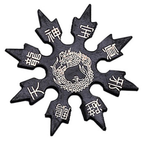 Soft rubber training ninja star. Suitable for kids to train with. Available in a variety of different designs.