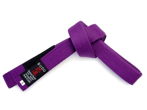 The AMAS Brazilian Jiu-Jitsu Purple Belt represents the intermediate adult rank and is built for durability and performance. Made from high-quality materials, this strong and well-crafted belt is available in four sizes to ensure the right fit for every practitioner