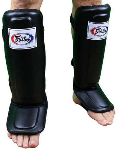The Fairtex Shin Guards are some of the best Thai-Boxing Shin Pads.  100% hand crafted in Thailand. With extra internal sparring padding. Sizes Med, Large and X-large. Colour options Red, Blue and Black.  Available in store or online.