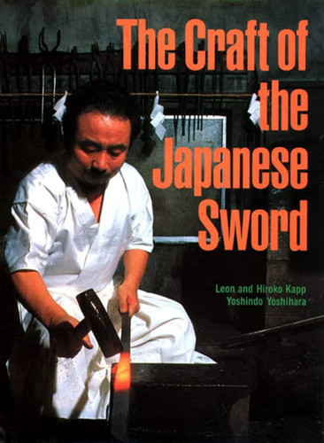 This book takes the reader into the workshops of four of Japan's leading sword craftsmen.  

Each craftsman has a different role in the manufacture of a blade.  From the swordsmith to sharpener/polisher to the Metalworker who makes the tsuba etc, to the final person who creates the scabbard.