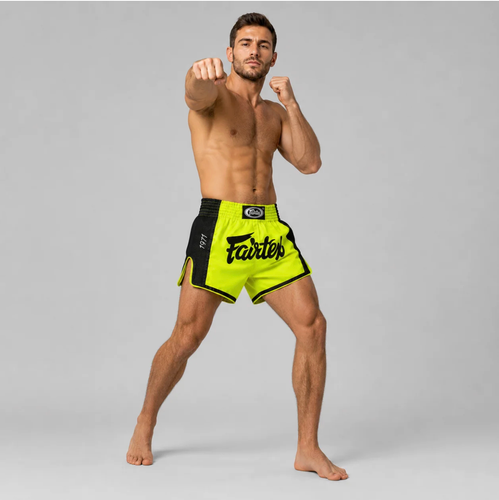 Train and compete in confidence with genuine Fairtex Muay Thai Shorts, designed for superior comfort, durability and freedom of movement for Muay Thai, kickboxing, MMA and combat sports athletes.