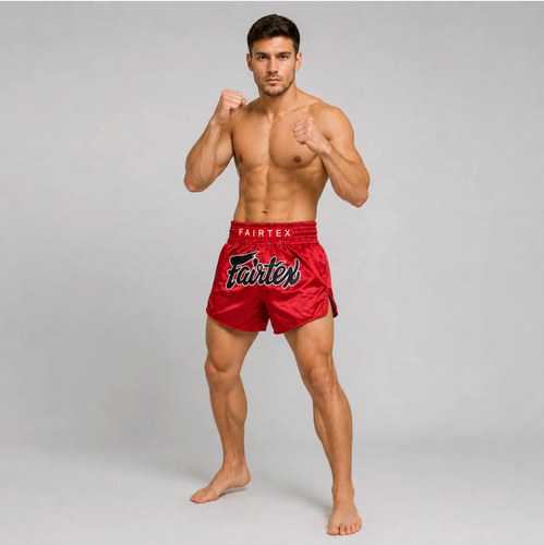 Train and compete in confidence with genuine Fairtex Muay Thai Shorts, designed for superior comfort, durability and freedom of movement for Muay Thai, kickboxing, MMA and combat sports athletes.