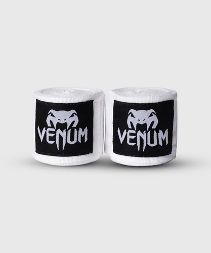 Venum 2.5m hand wraps provide elastic cotton comfort, secure Velcro closure, wrist support, and essential protection for boxing training ideal.