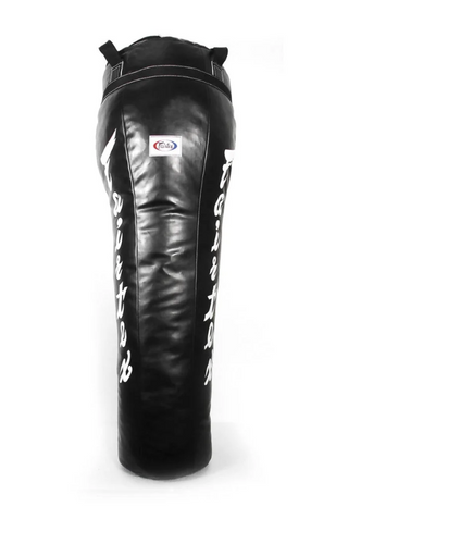 The Fairtex HB12 Angle Heavy Bag is a professional Muay Thai and boxing heavy bag featuring durable Syntek leather, a stable 60kg design and multiple striking angles for powerful, realistic training.
