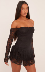 bardot tiered hem mini dress from ego Bardot Tiered Hem Mini Dress from Ego
