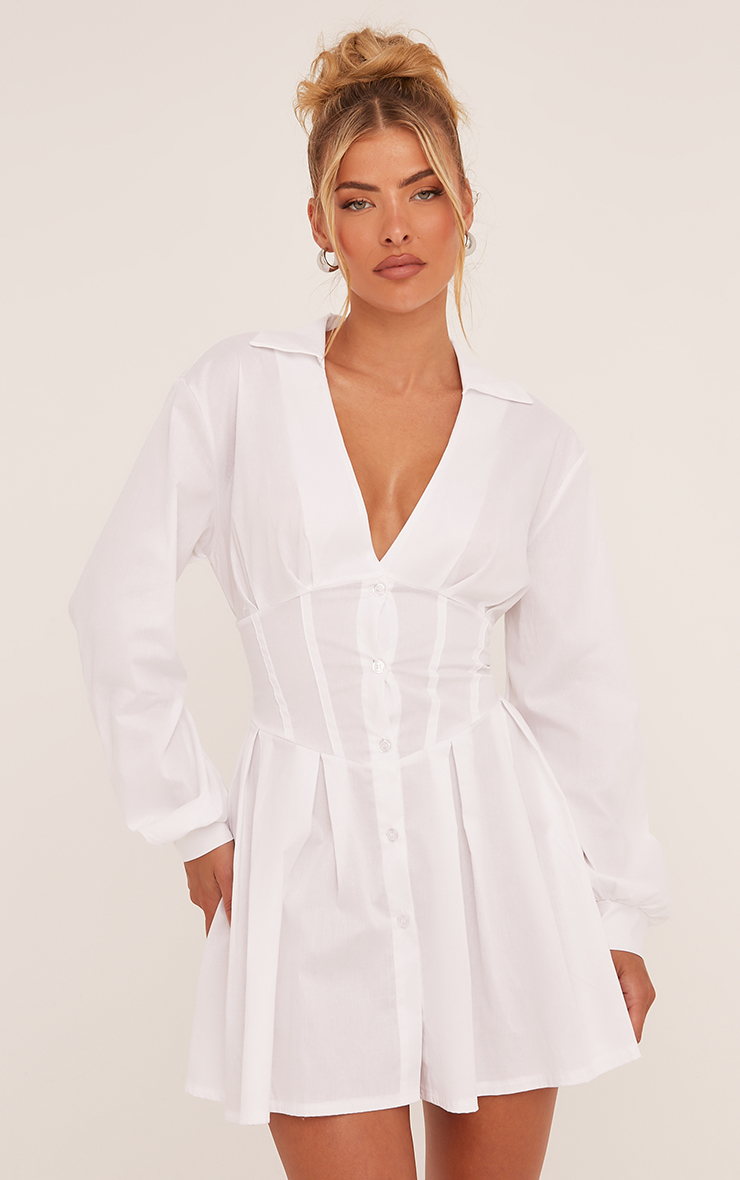long sleeve shift dress white Mini Dress Long Sleeve White Dress Casual Womens Dresses Long Sleeve Casual Shift  Dress With Sleeves