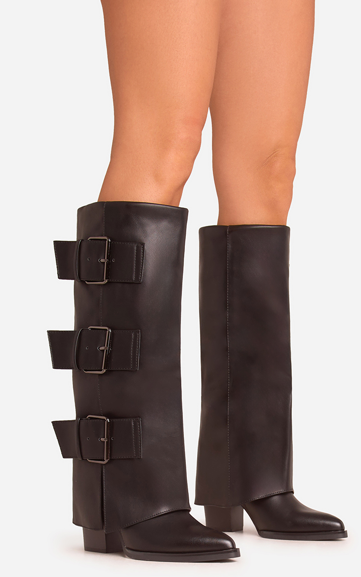 Pointed Long Boots Extra Large High Boot Stone