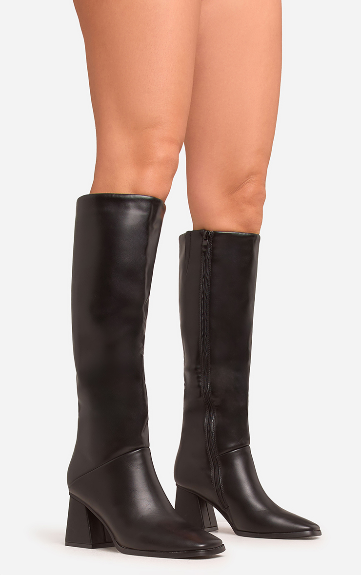 JOINTED CLAW178【S-20 JOI黒】【JOINTED SNOW】 Amazon.com | Elbslutt Women's Knee High Boots Chunky Low