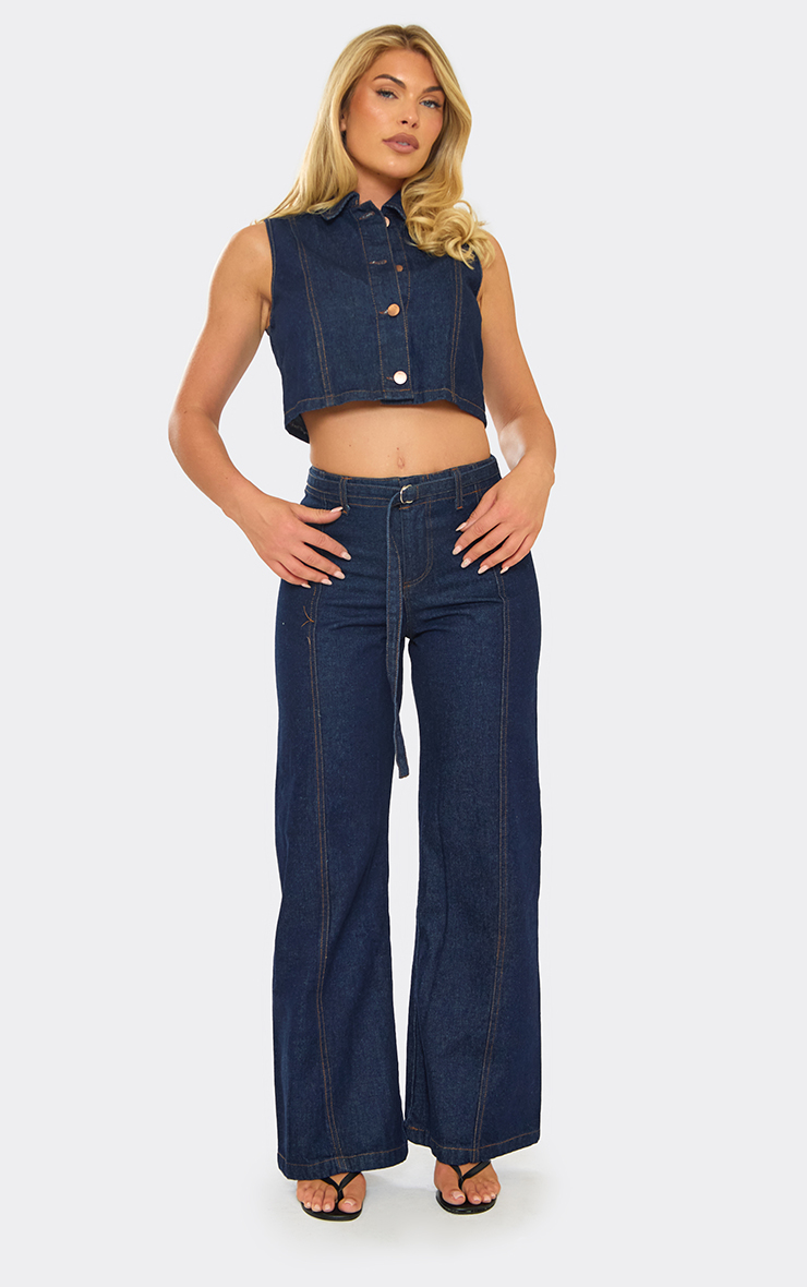 CLANE◆LACE UP DENIM TOPS、ボトムス set CLANE◇LACE UP DENIM TOPS、ボトムス set