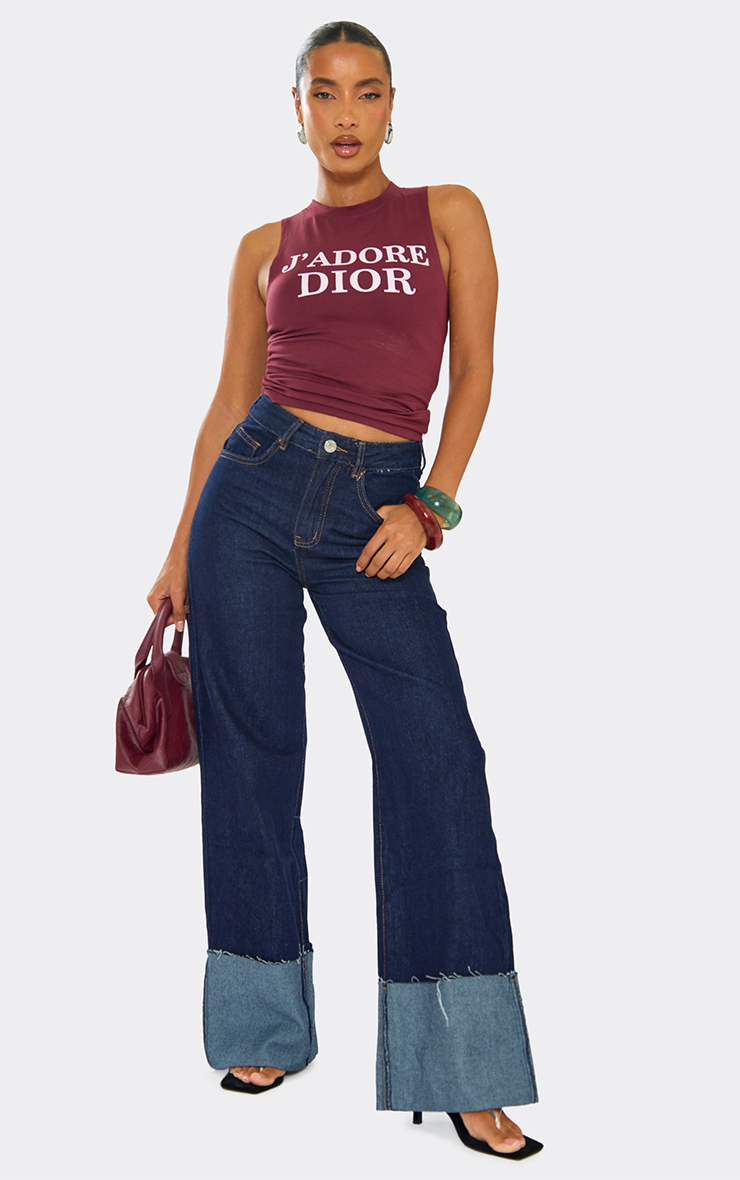 スカート FENDI Denim Wide-Leg Jeans FENDI - Wide Leg Denim Jeans Fendi