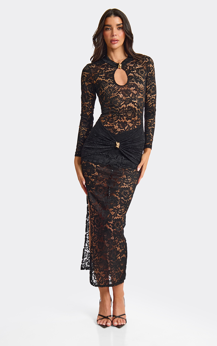 significant other atlas long-sleeve cutout midi dress Significant Other Dresses