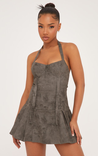 YIRON MAID SS CLASSIC GILET DRESS グレー YIRON MAID SS CLASSIC