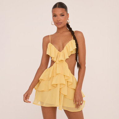 ワンピース herlipto Venus Cut-Out Ruched Dress Her lip toのドレスで素敵な夏をお過ごしください🍃✨ 【PRESS