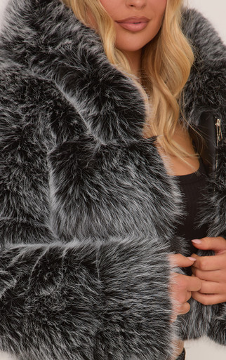 OHGA PUFF COAT グレー 12-11-24-