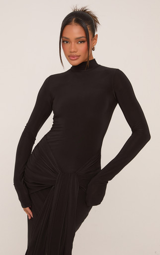 skims dupe dress long sleeve SKIMS Soft Lounge Long Sleeve Dress